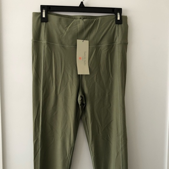 Sweaty Betty Green Moss High Shine Leggings 12 - Picture 4 of 11